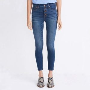 MADEWELL 9" Rise Skinny Crop Jeans!